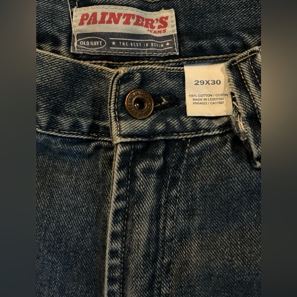 Women’s Old Navy Painters Denim Vintage Jeans - Picture 4 of 5